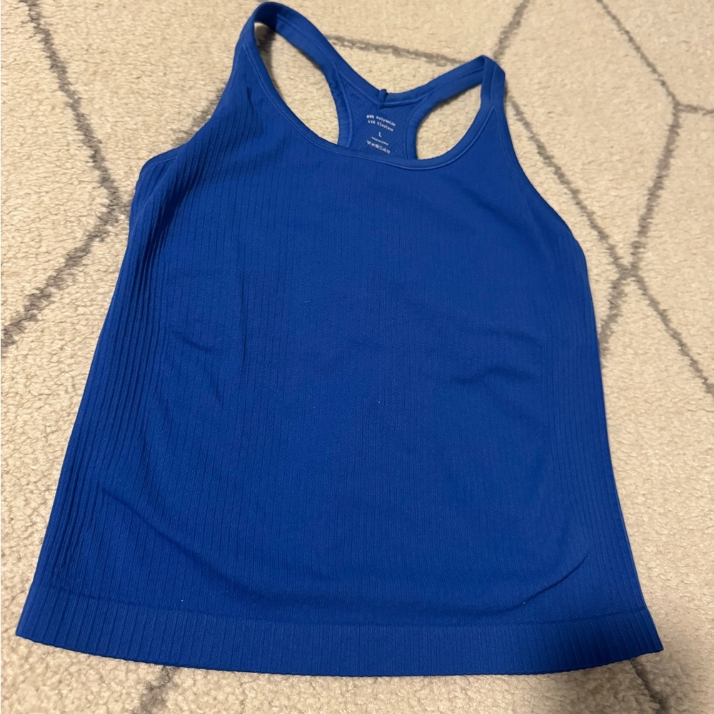 SHEIN Women's Blue Tank Top